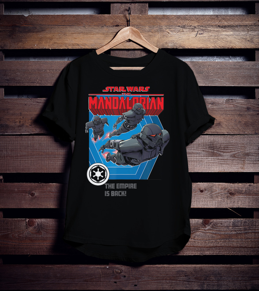 Star Wars The Mandalorian The Empire Is Back Bounty Hunter Stormtroopers T-Shirt