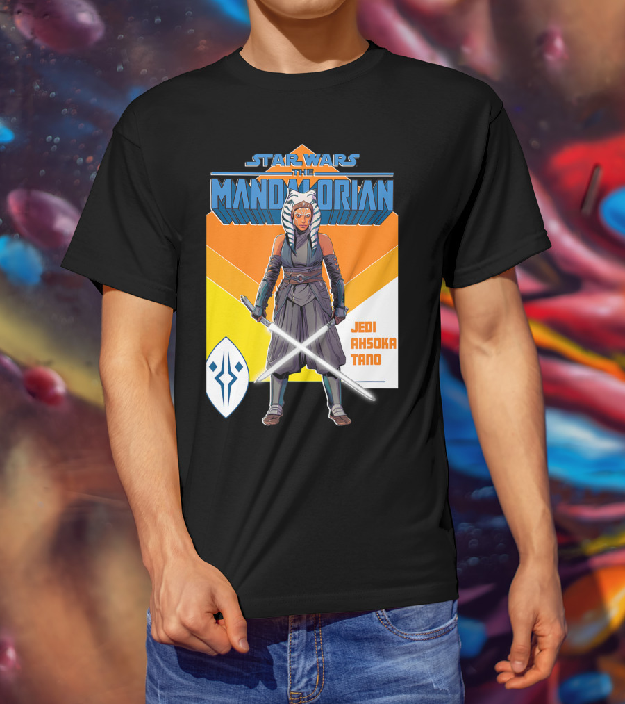 Star Wars The Mandalorian Jedi Ahsoka Tano Lightsaber T-Shirt