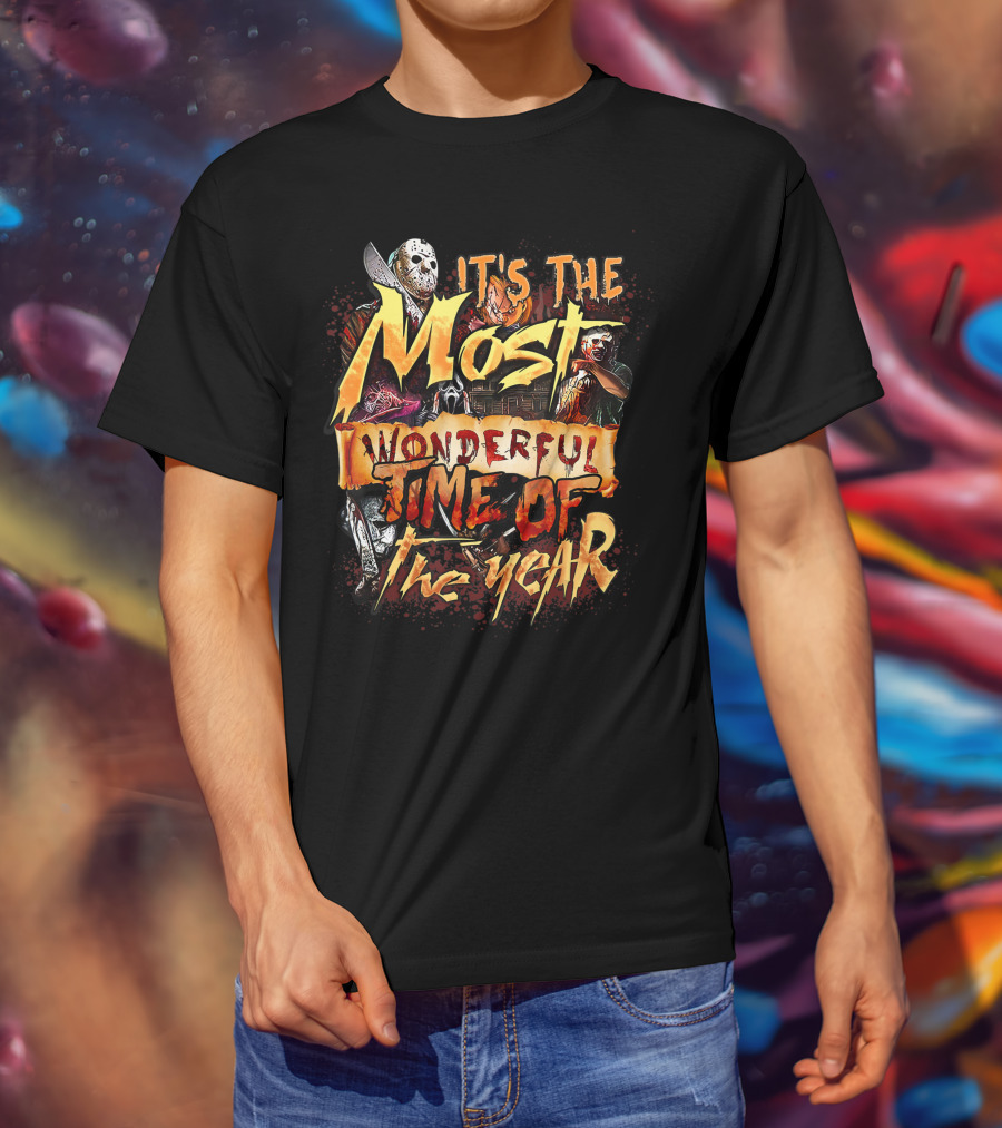 It's The Most Wonderful Time Of The Year Horror Character Movie Halloween T-Shirt