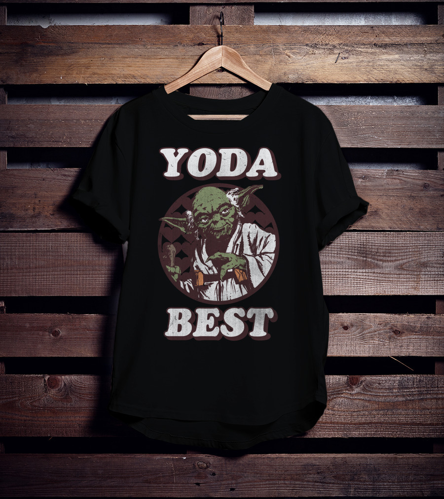 Star Wars Yoda Best Vintage Valentine's Yoda Jedi Master T-Shirt