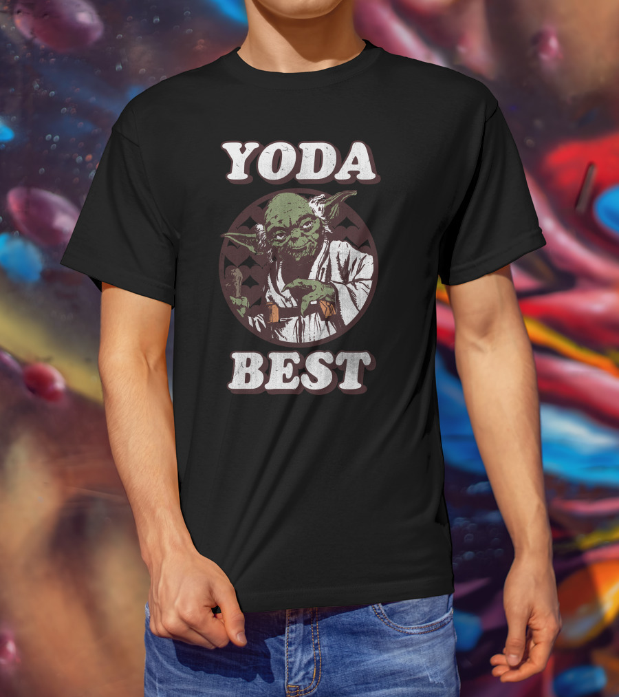 Star Wars Yoda Best Vintage Valentine's Yoda Jedi Master T-Shirt