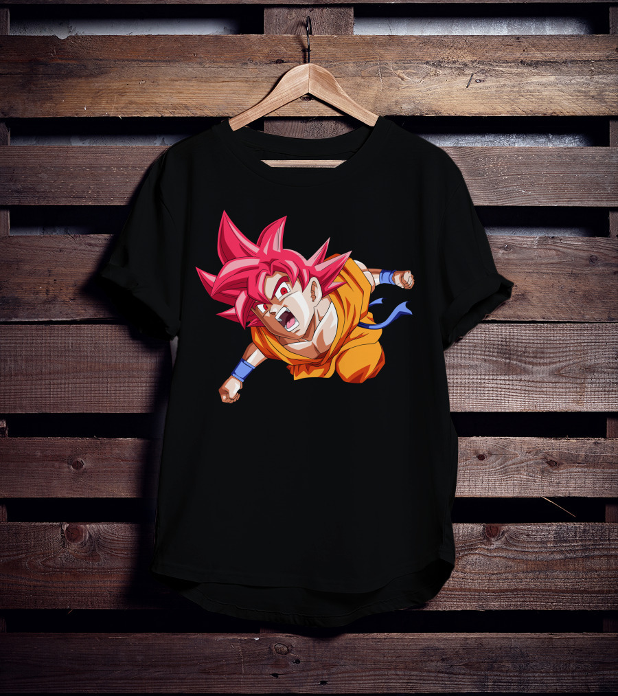 Your Favorite Dragon Ball Super Saiyan Character Iconic Transformation T-Shirt