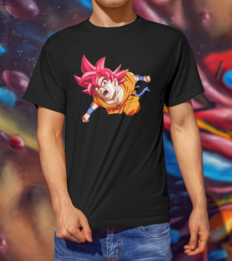 Your Favorite Dragon Ball Super Saiyan Character Iconic Transformation T-Shirt