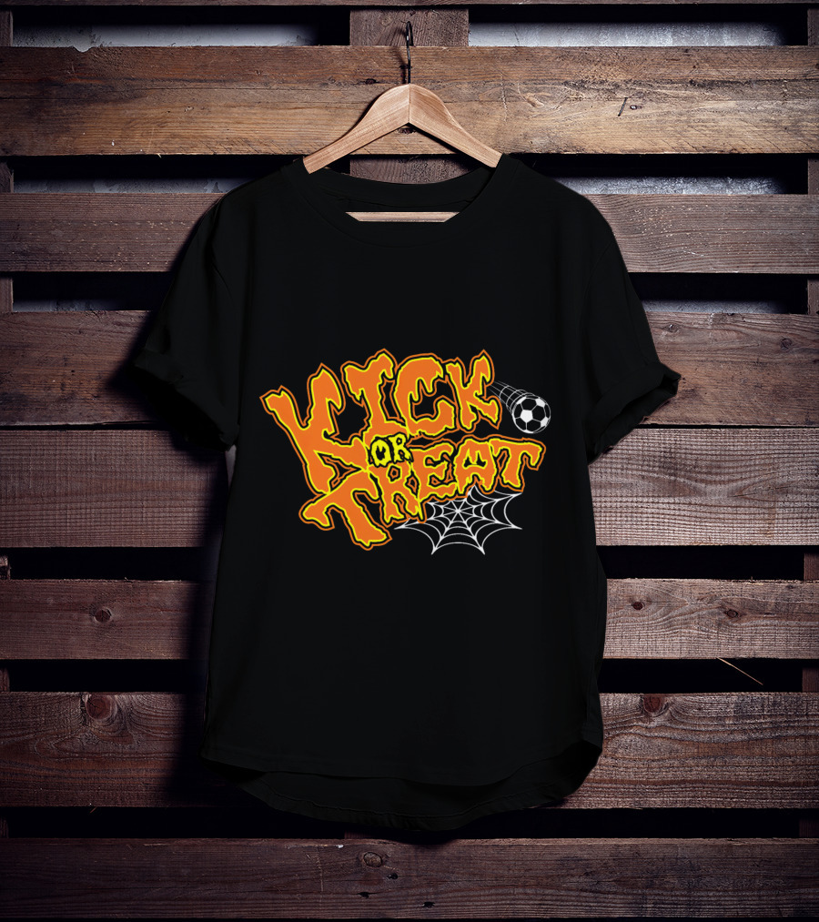 Kick Or Treat Halloween Soccer T-Shirt