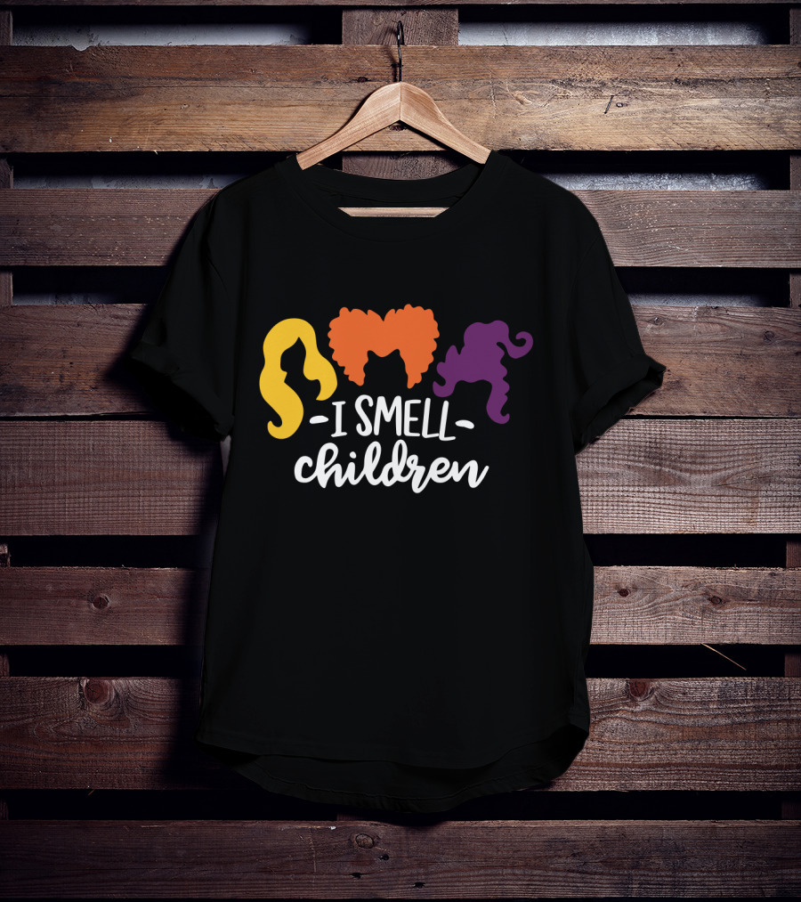I Smell Children Hocus Pocus Sanderson Sisters Hair T-Shirt