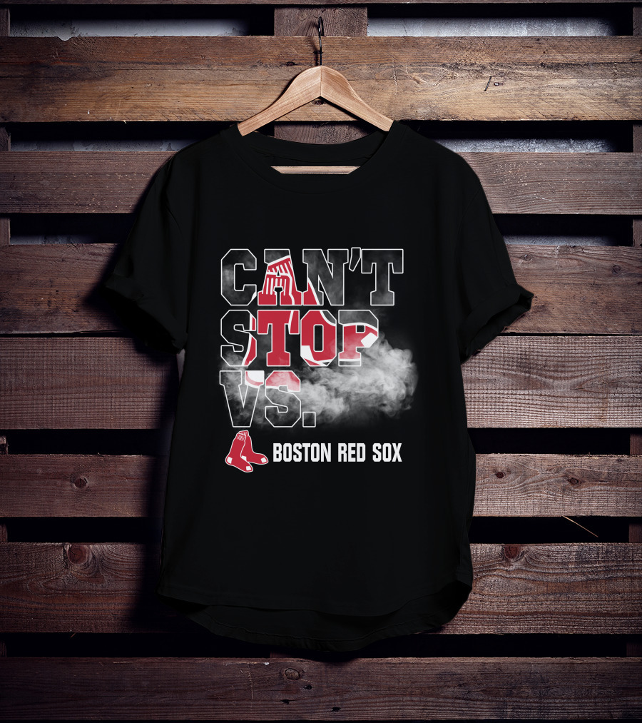 Can't Stop Vs. Boston Red Sox T-Shirt