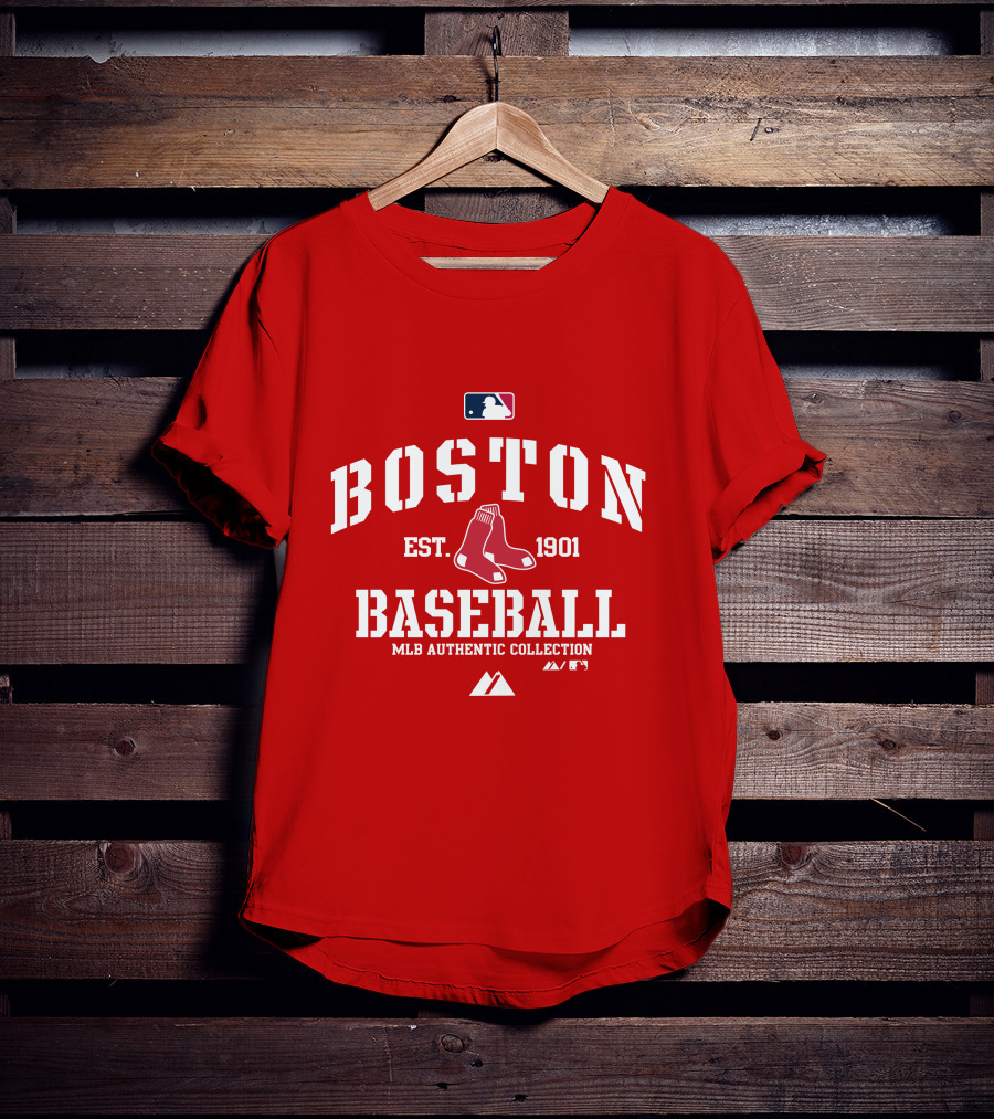 Boston Established 1901 MLB Authentic Collection Baseball T-Shirt