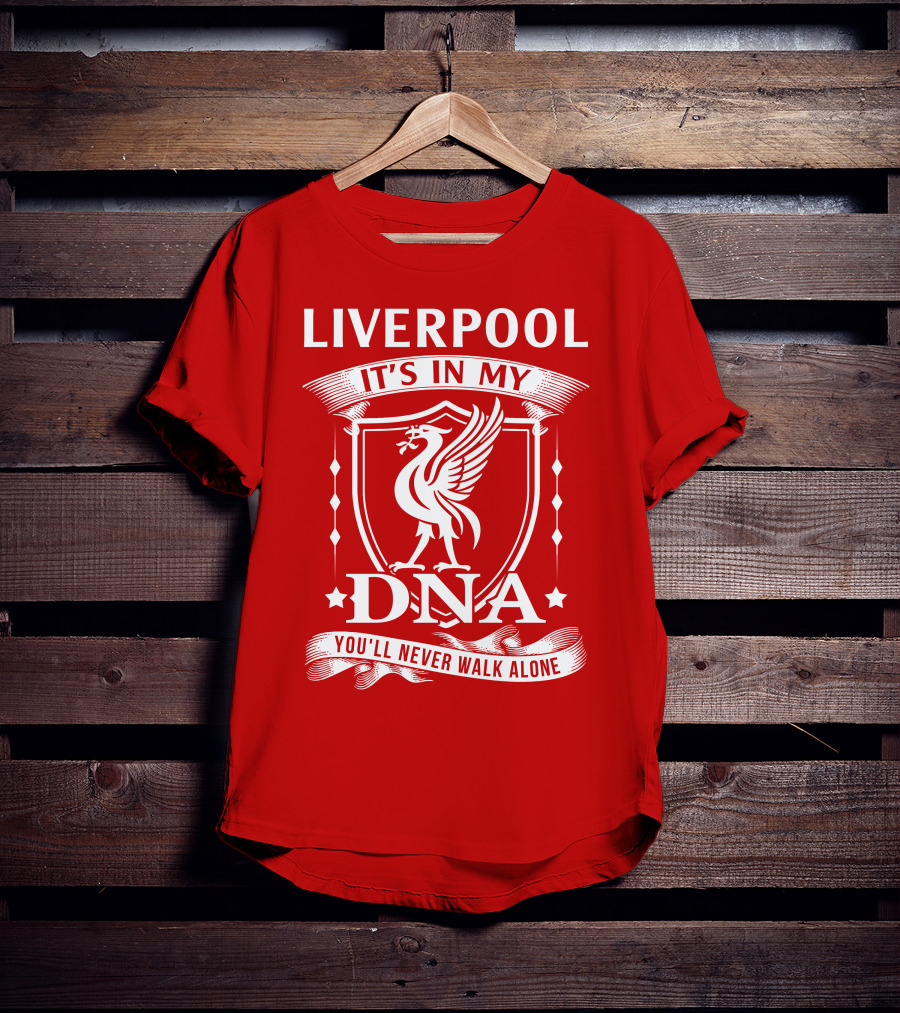 Liverpool It's IN My Dna You'll Never Walk Alone T-Shirt