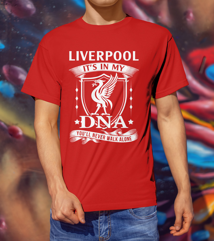 Liverpool It's IN My Dna You'll Never Walk Alone T-Shirt