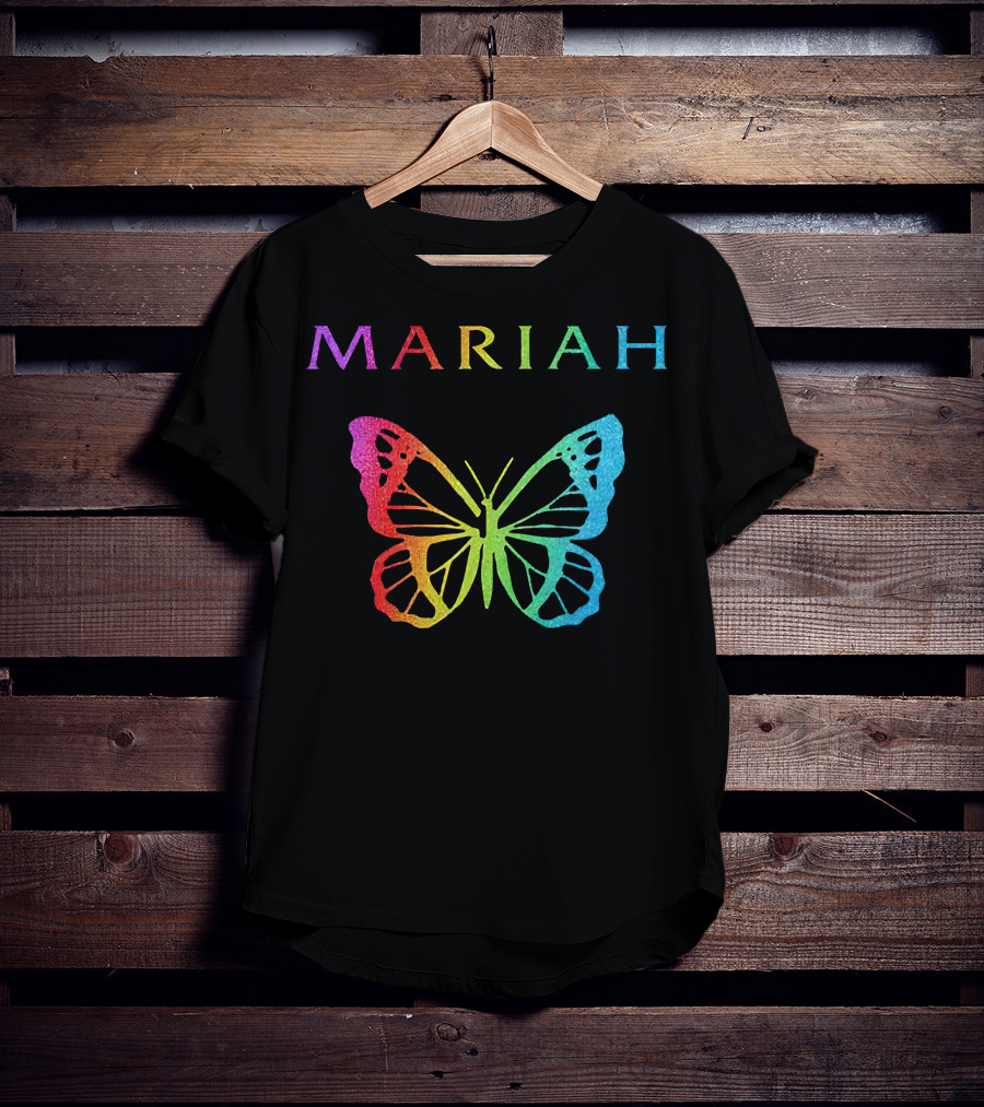 Mariah Carey Butterfly Rainbow Merch T-Shirt