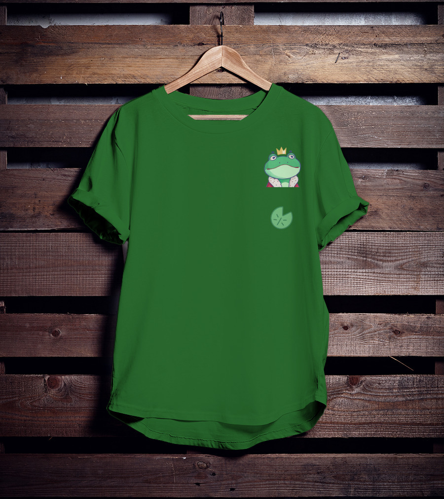 Boomerna Frog King Lily Pad Merch T-Shirt