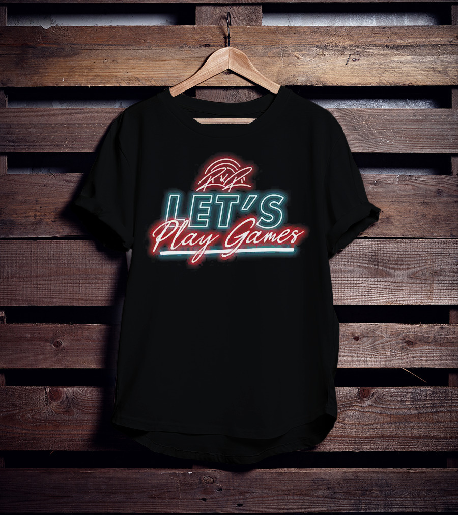 R&R Let's Play Games Neon T-Shirt
