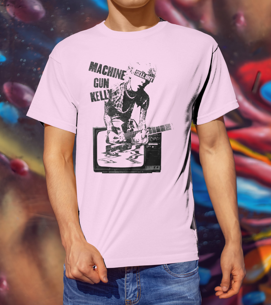 Machine Gun Kelly Sellout TV Guitar T-Shirt