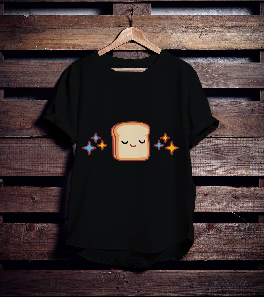 Kyr Speedy Merch Cute Toast With Sparkles T-Shirt