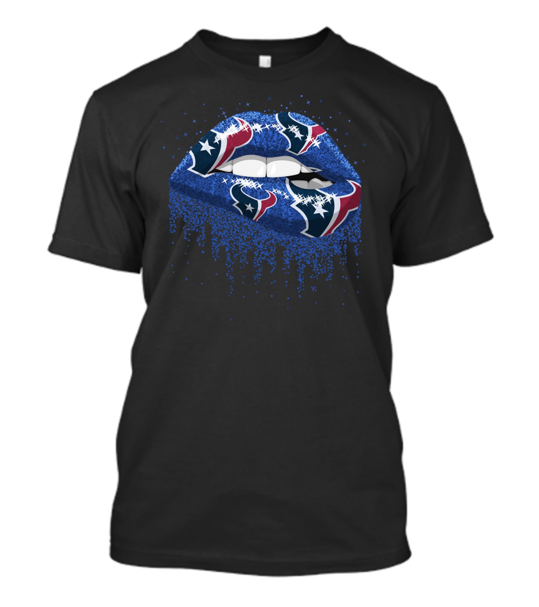 Houston Texans Dripping Lips T-Shirt