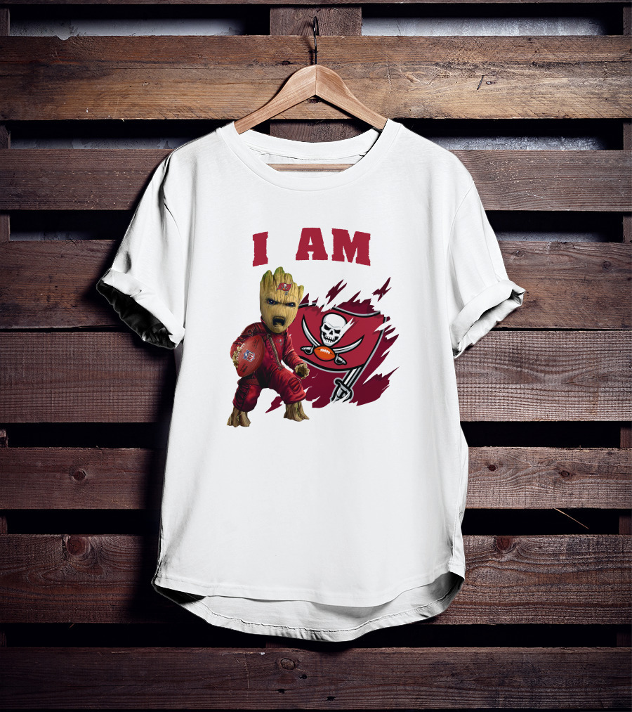 I Am Groot Buccaneers Football Fan T-Shirt