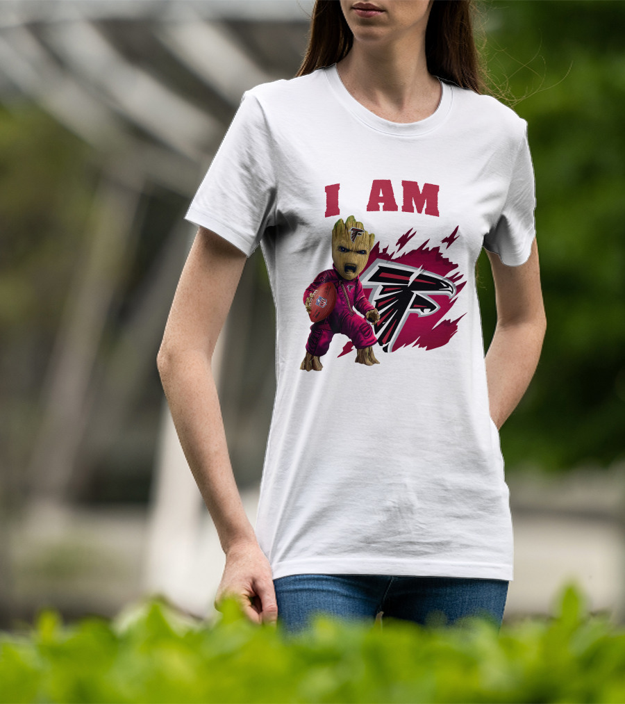I Am Groot Atlanta Falcons Football Team Fan T-Shirt