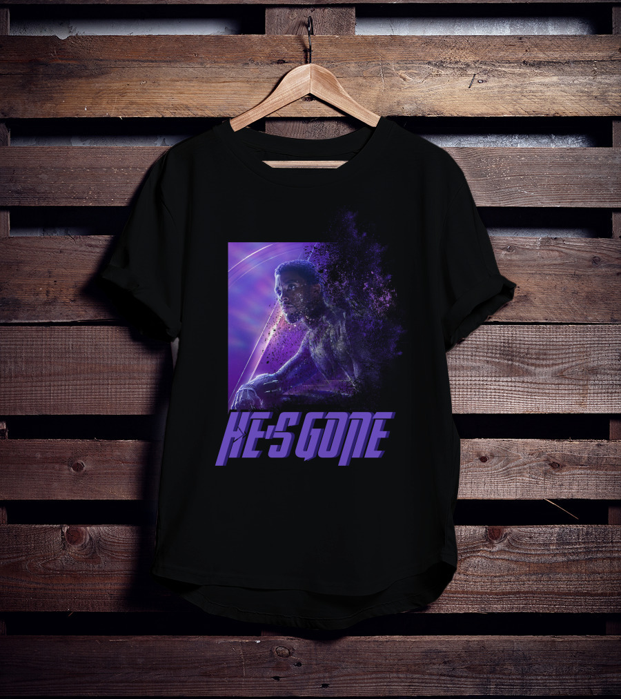 Black Panther He’s Gone Chadwick Boseman T-Shirt