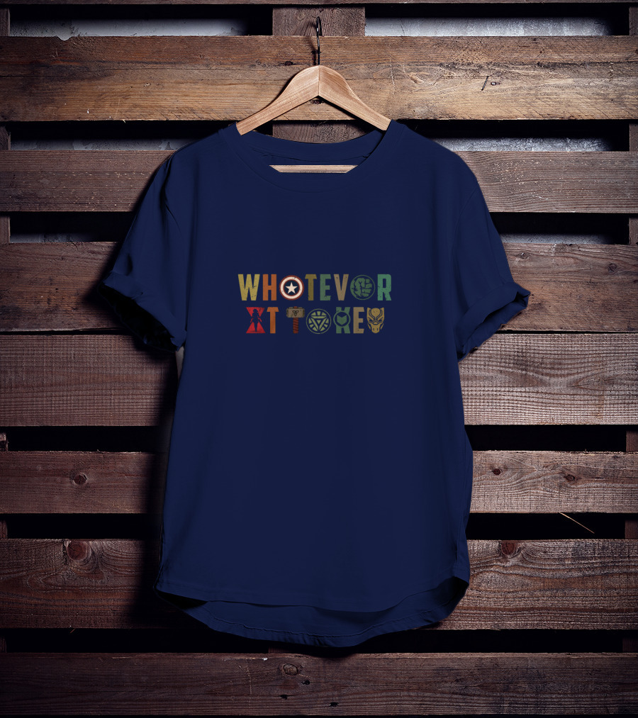 Whatever It Takes Avengers Symbols Captain America Iron Man Thor Hulk Black Panther T-Shirt