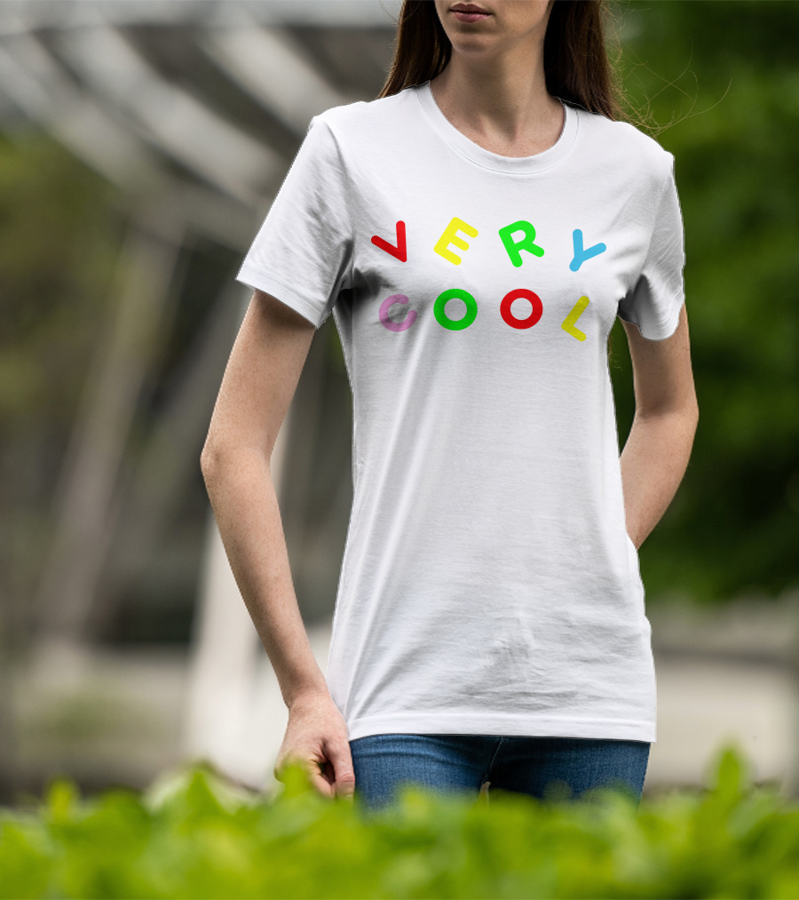 Very Cool Colorful Block Letters T-Shirt