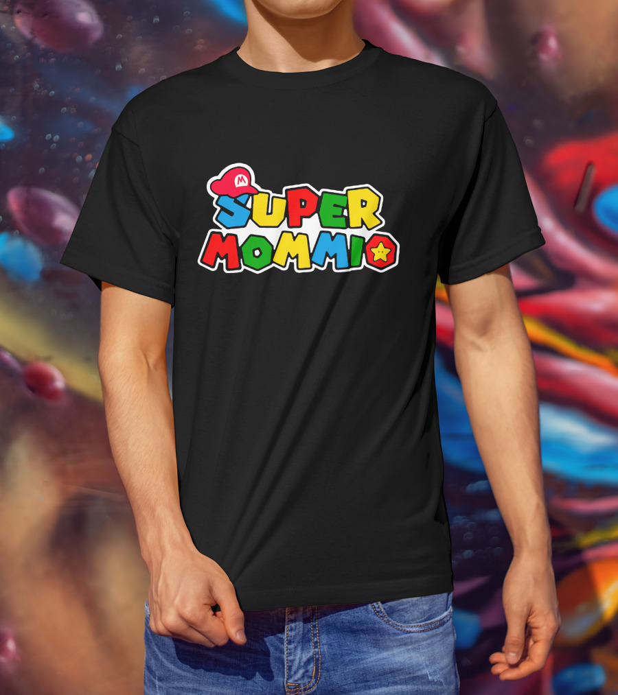 SUPER MOMMIO Mario-Inspired T-Shirt