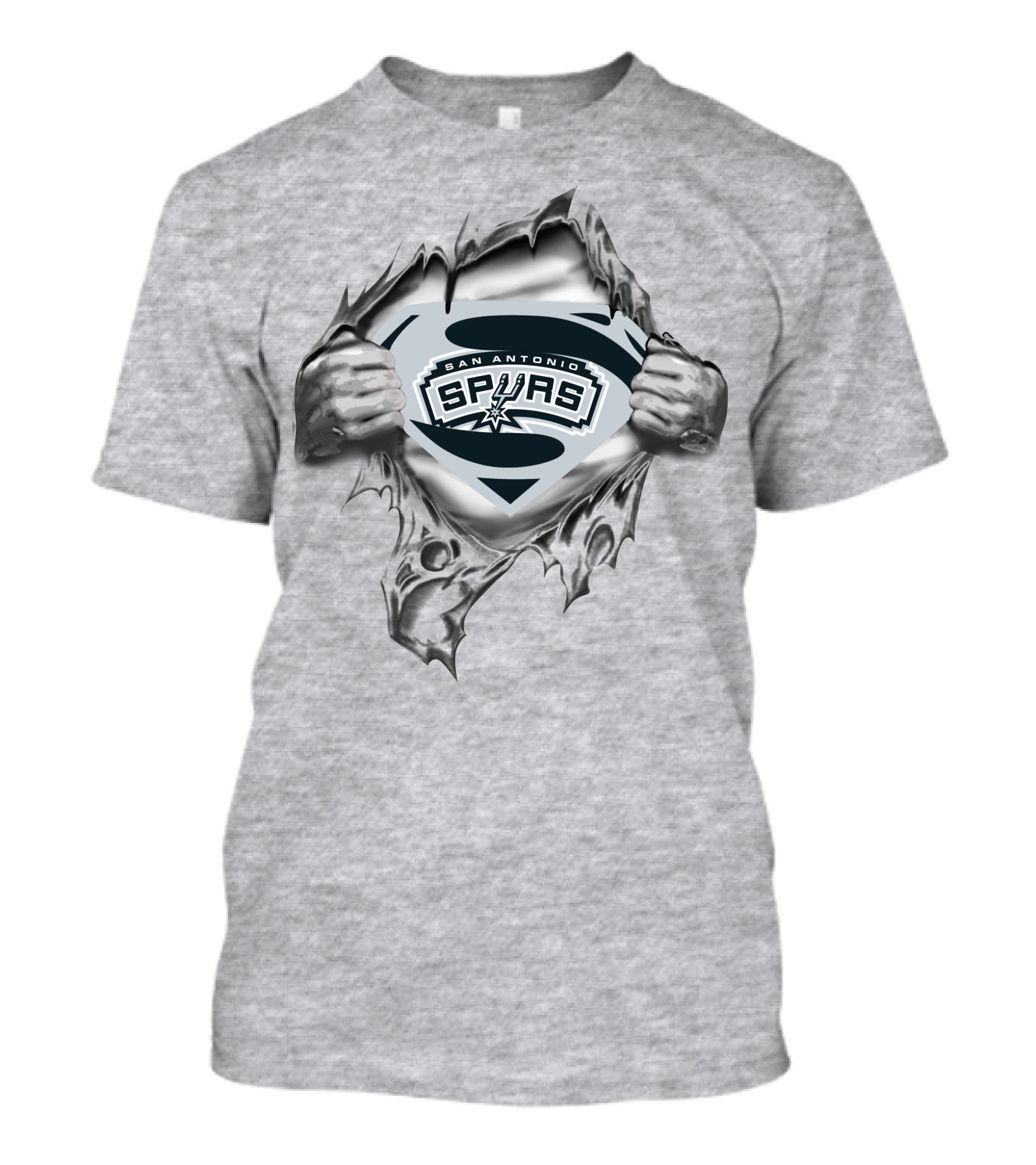 San Antonio Spurs Superman Logo Revealed T-Shirt