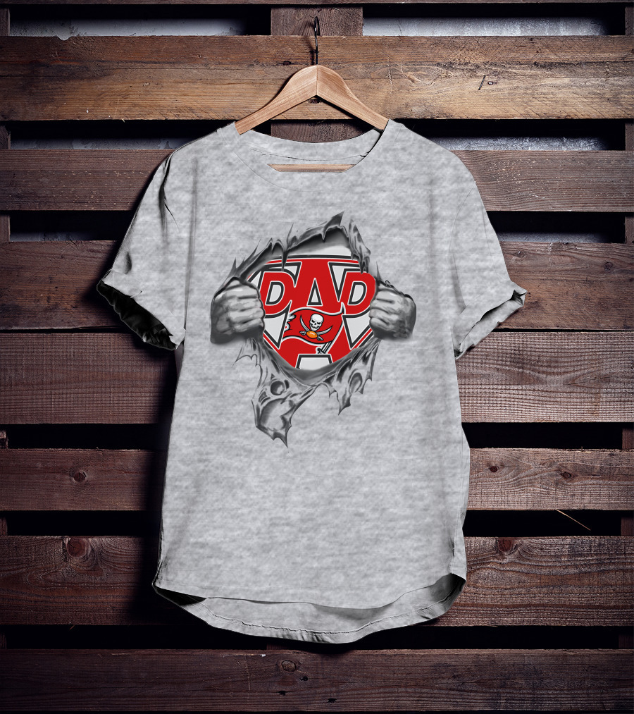 Super Dad Tampa Bay Buccaneers Hero T-Shirt