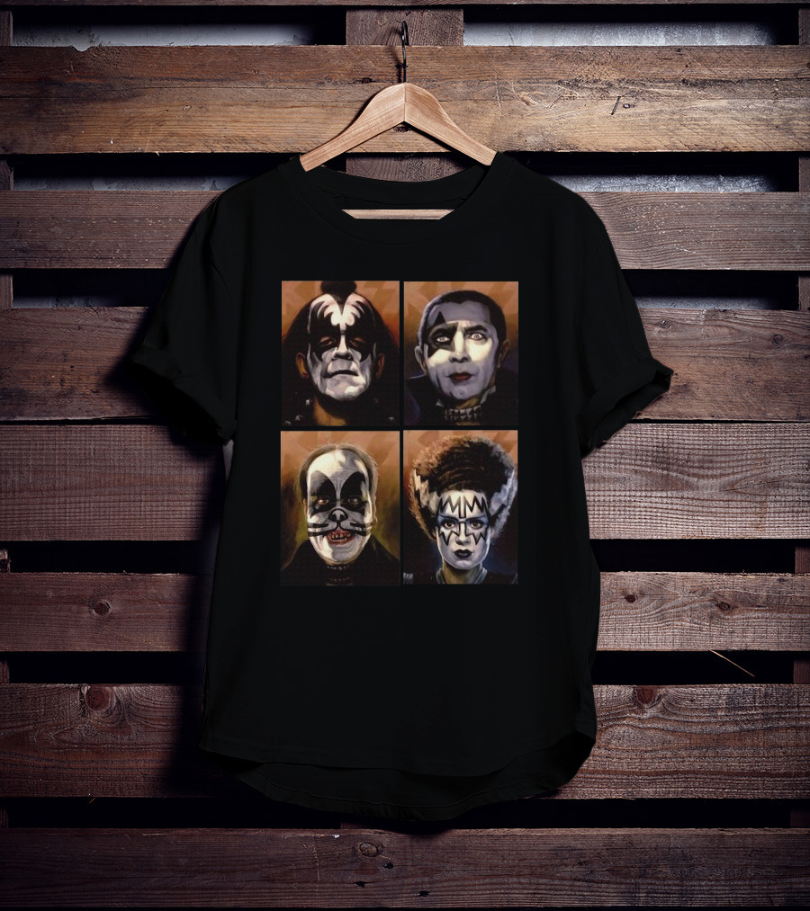 Monster Kiss Cats Quartet T-Shirt