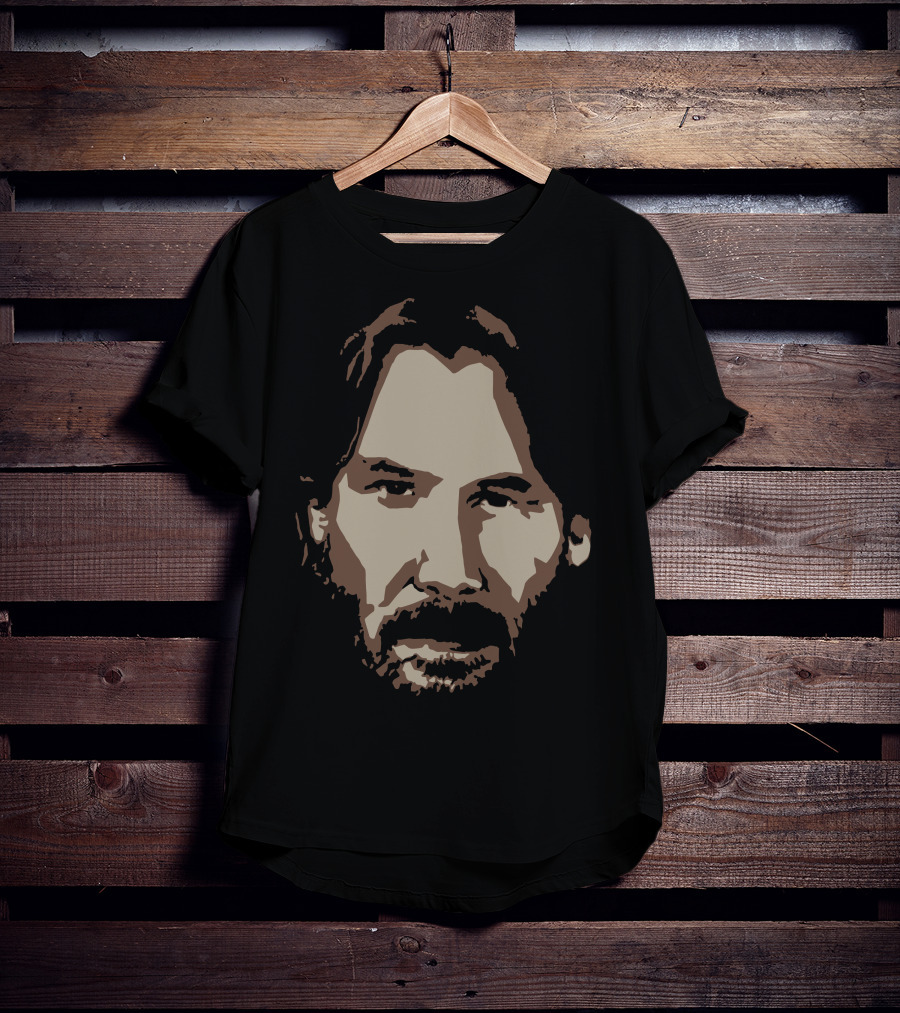 John Wick Movie Character Iconic Face T-Shirt