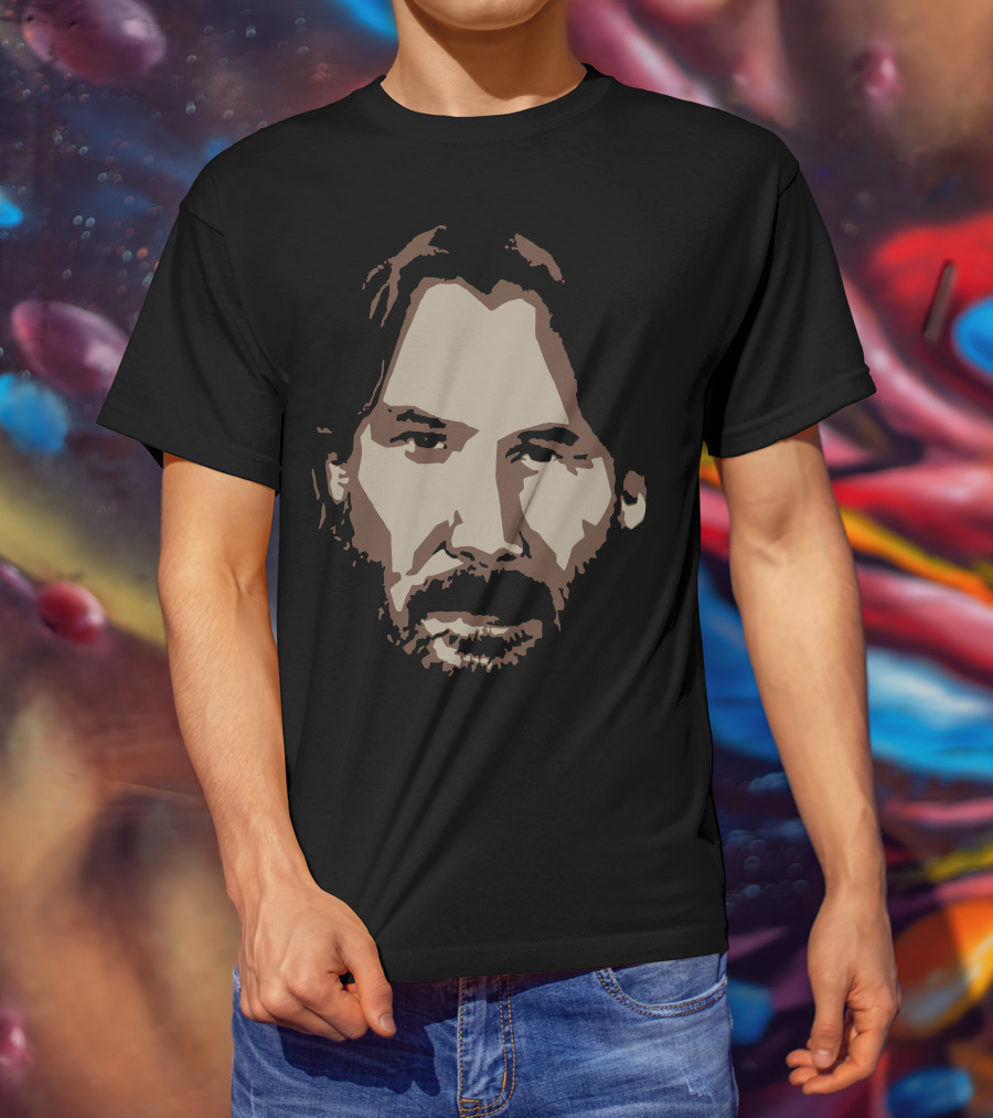 John Wick Movie Character Iconic Face T-Shirt