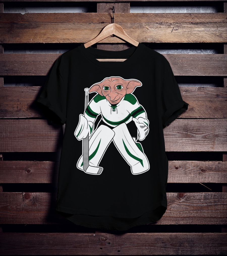 Spittin Chiclets D Goalie Hockey Creature Playing Goaltender T-Shirt