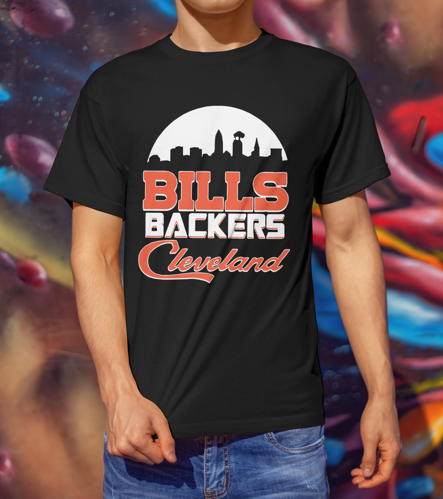 Bills Backers Cleveland Skyline T-Shirt