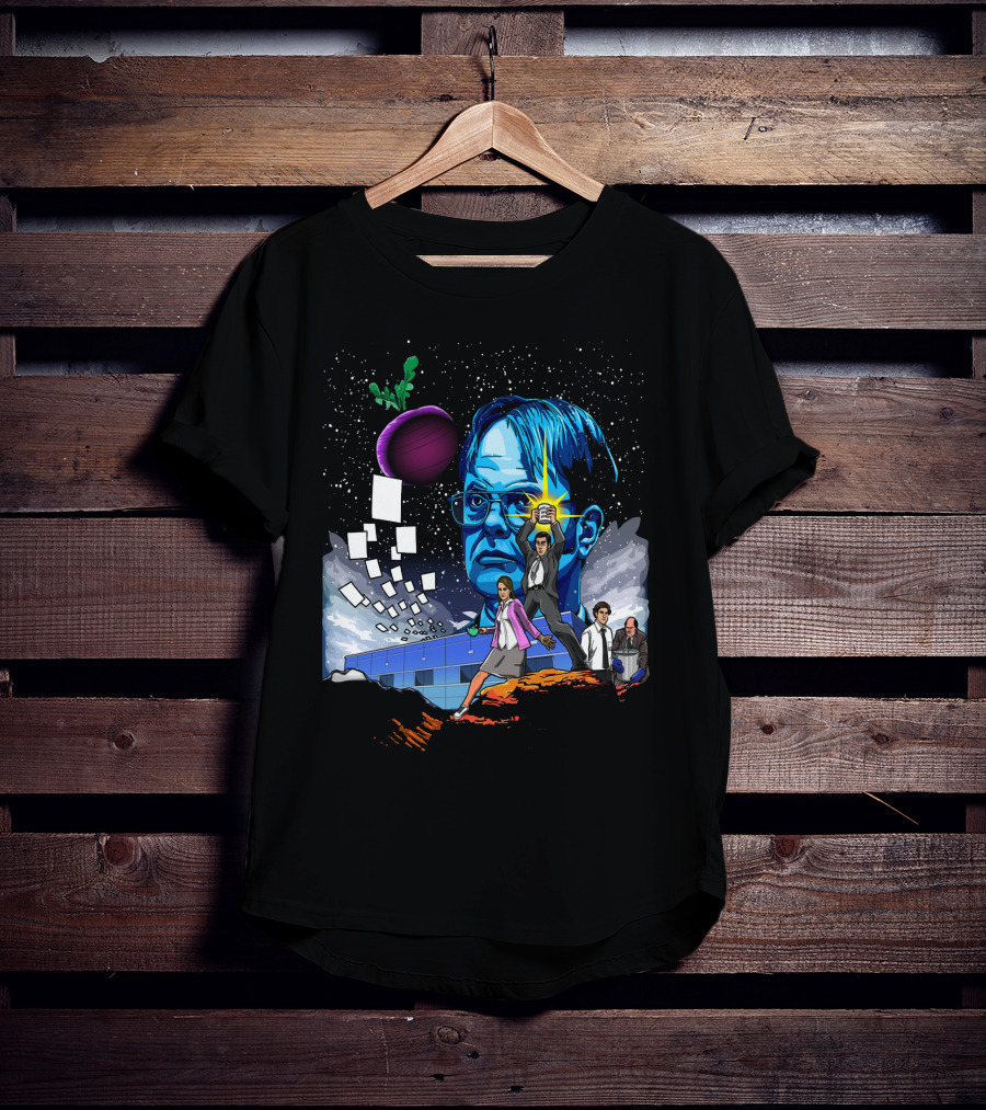 Star Wars Office Dwight Force Battle Galaxy Adventure T-Shirt