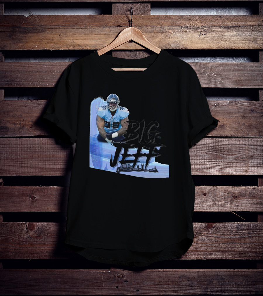 Big Jeff Titans 98 Football Player Jeffery Simmons T-Shirt