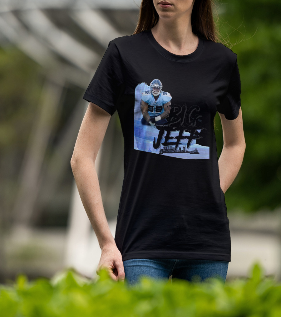 Big Jeff Titans 98 Football Player Jeffery Simmons T-Shirt
