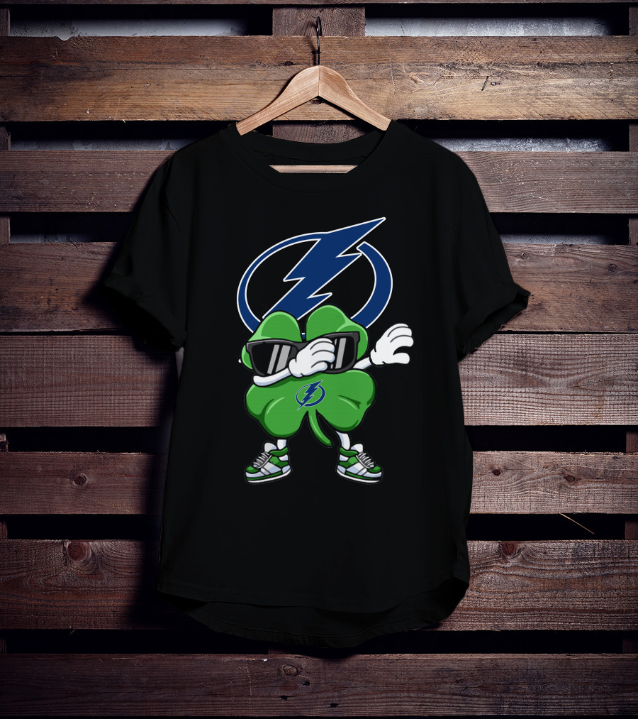 Tampa Bay Lightning Dabbing Shamrock T-Shirt