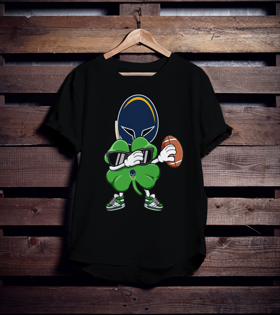 Worcester Warriors Football Shamrock Icon With Rugby Ball And Sunglasses T-Shirt