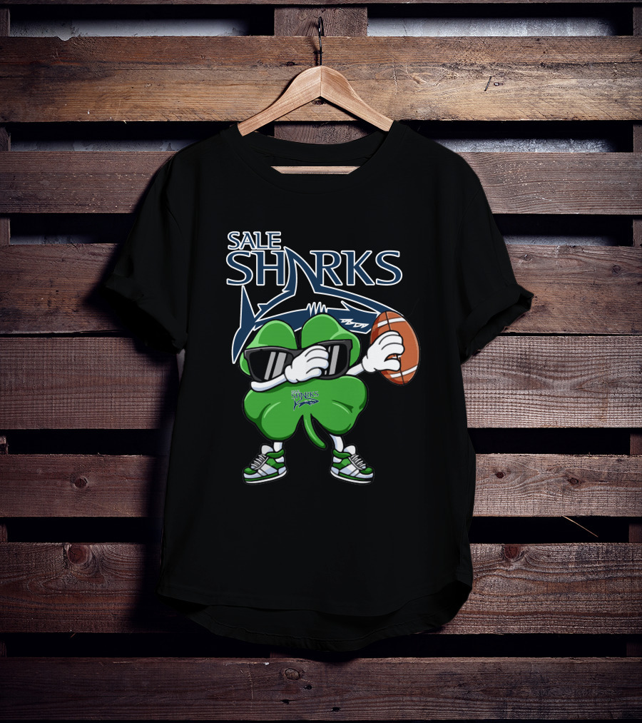 Sale Sharks Shamrock Football T-Shirt