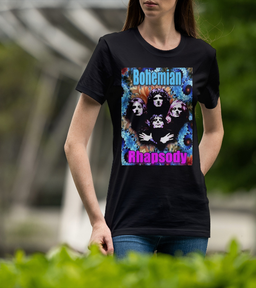 Bohemian Rhapsody Brian May Queen Psychedelic T-Shirt