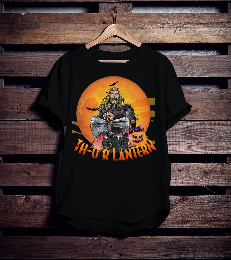 Th-o R Lantern Halloween Thor Illustration TL1409 T-Shirt