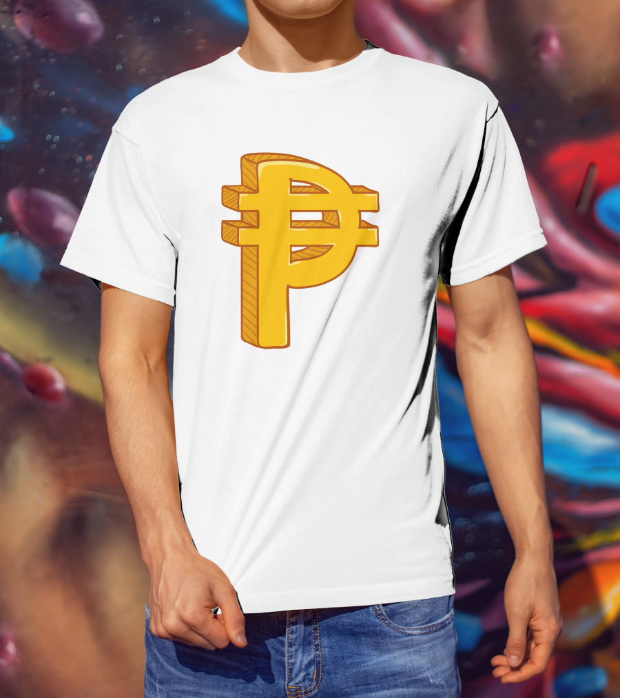 Peso Currency Symbol Philippines Gold T-Shirt