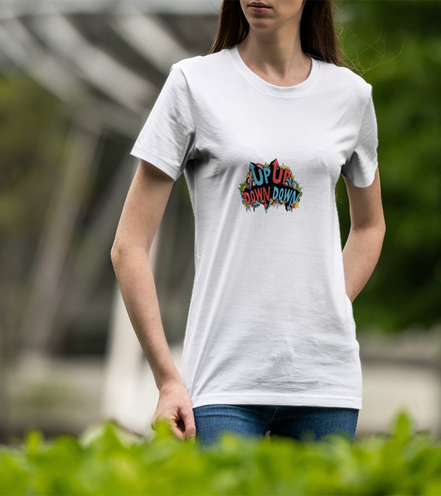 UP UP DOWN DOWN Arrows T-Shirt