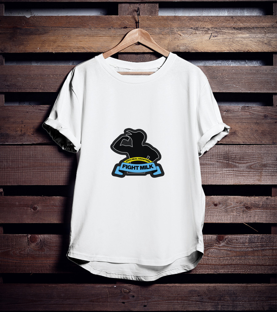 100% Real Crowtein Fight Milk T-Shirt