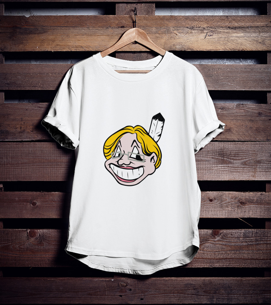 Warren Pocahontas Parody Caricature Feather T-Shirt