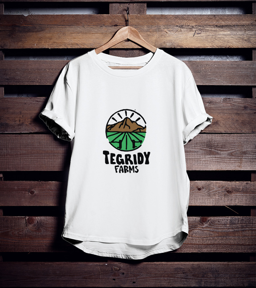 Tegridy Farms Mountain Fields Circular T-Shirt