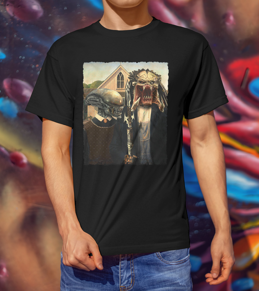 Aliens Predator Gothic T-Shirt