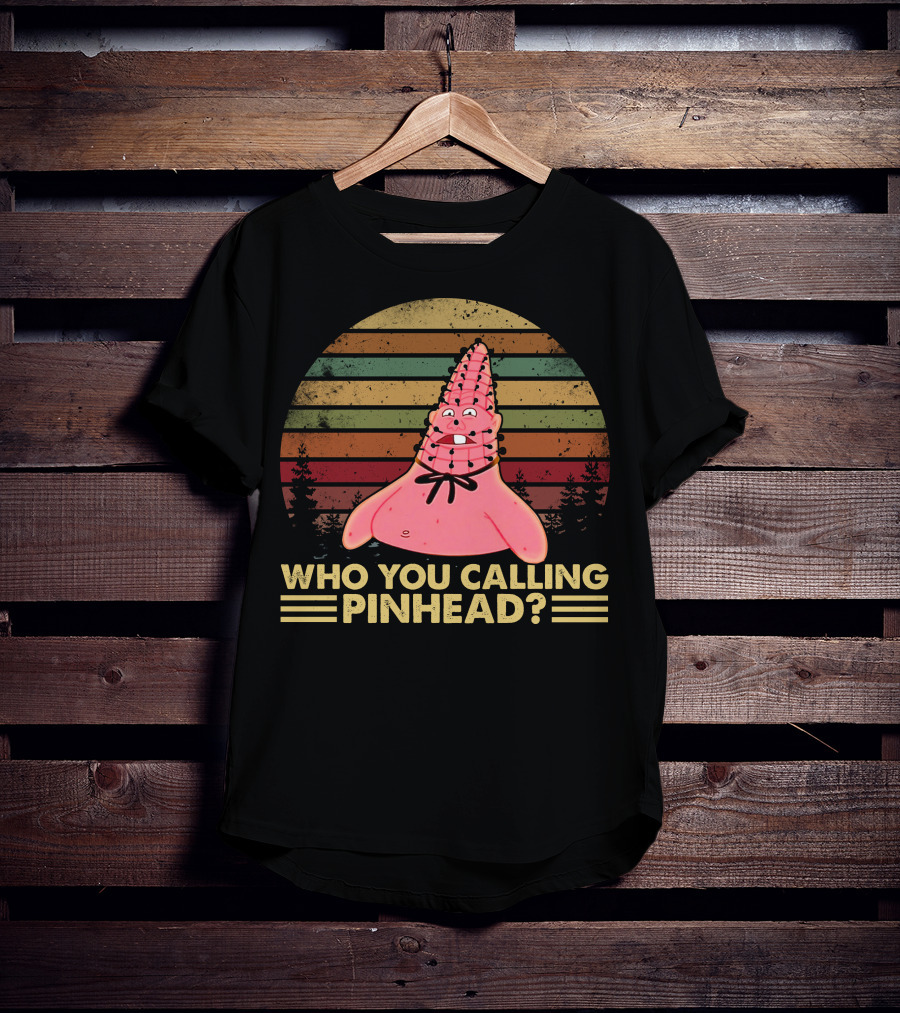 Who You Calling Pinhead Vintage Retro Sunset T-Shirt