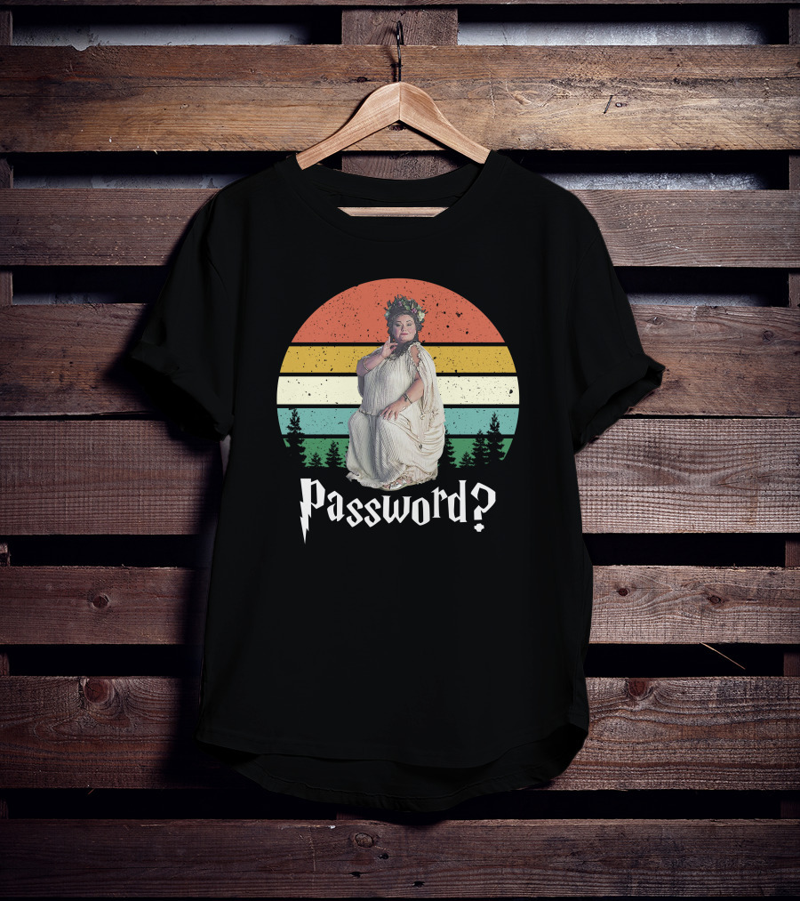 Password? Forest Sunset Greek Goddess T-Shirt