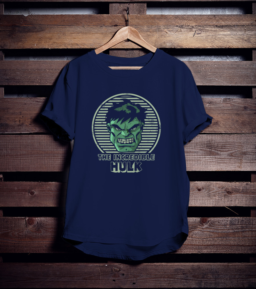 The Incredible Hulk Vintage Hulk Retro Face T-Shirt