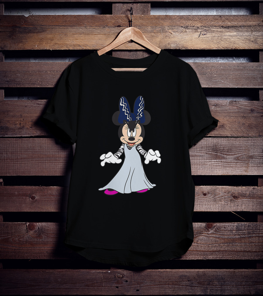 Minnie Mouse Halloween Frankenstein Costume Disney T-Shirt